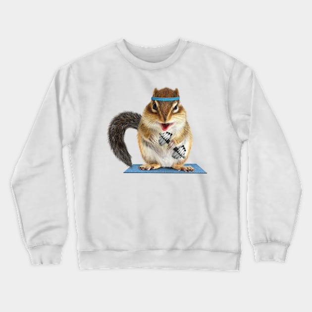 hamster Crewneck Sweatshirt by The Enthousiaste